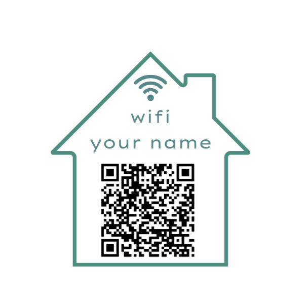 Wifi QR Code Magnet